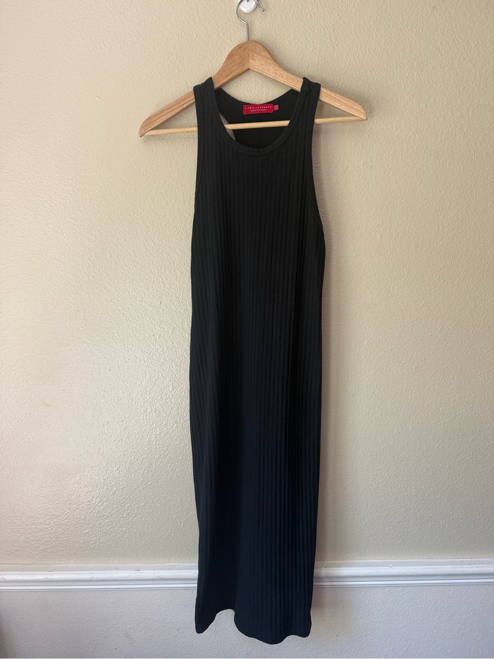 Philanthropy Sleeveless Ribbed Midi Dress